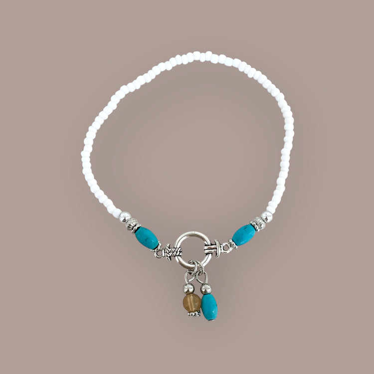 Azure Breeze Anklet | Willow & the Waves Collection Preorder