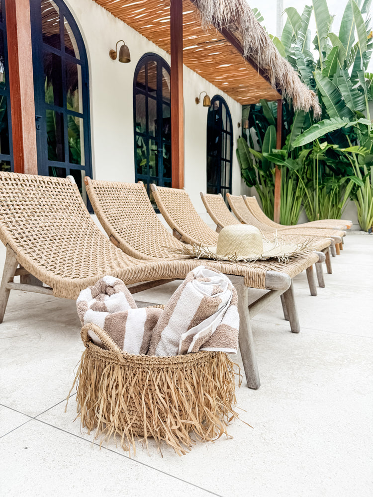 Bora Bora Raffia Baskets