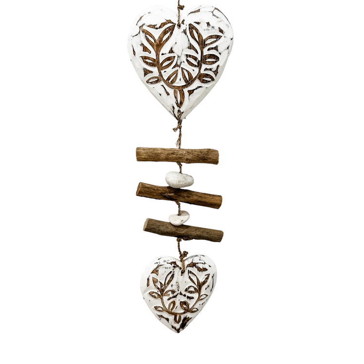 Driftwood Hearts Garland