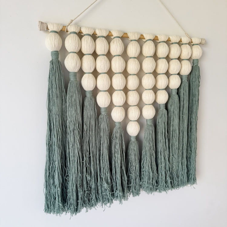 Coastal Cascade Cotton Wall Hanging