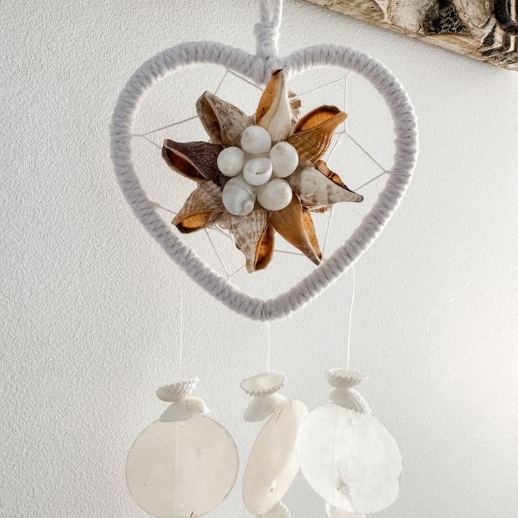 Heart Bloom Shell Chime