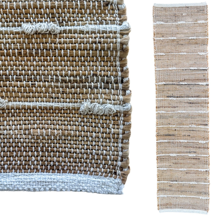 Opollo Jute & Cotton Table Runner – 35 x 140cm