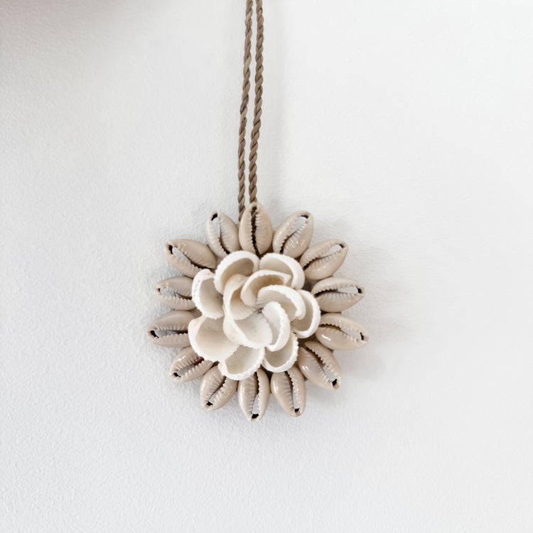 Cowrie Petal Shell Hanging