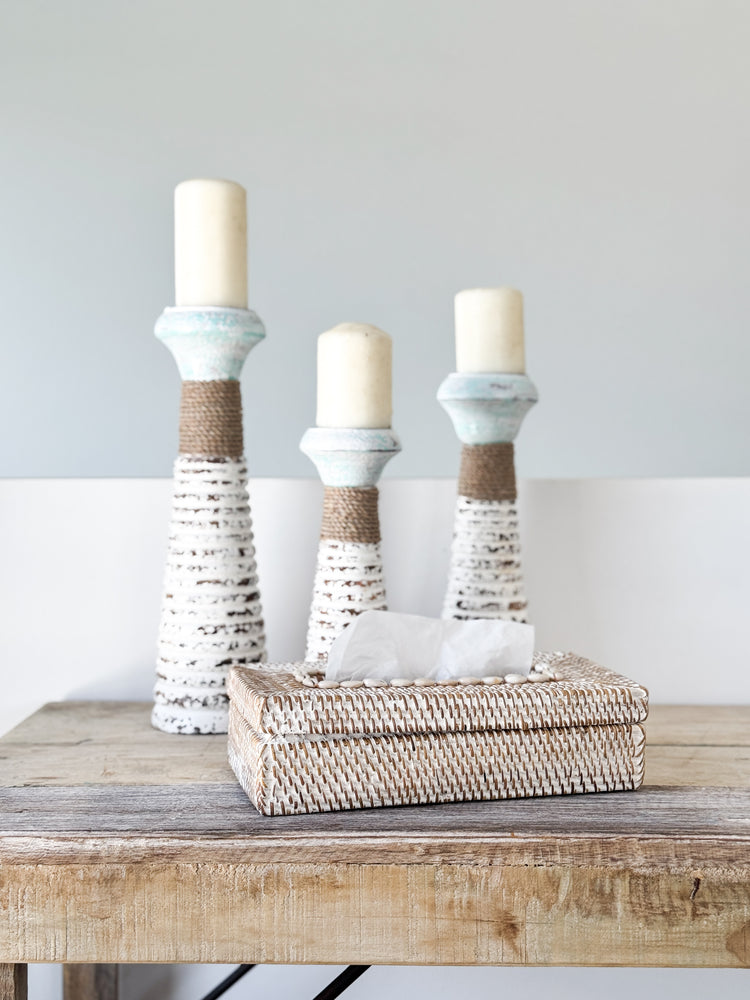 Coastal Candle Holders | Set of 3 Preorder