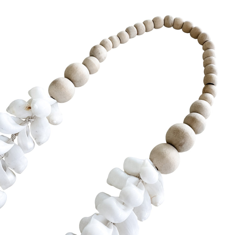 Natural & White Shell Necklace