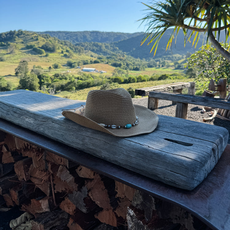 Costa Cowboy Hat | Brown | Willow & the Waves Collection