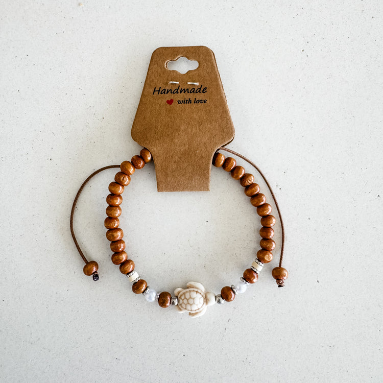 Sea Turtle Anklet/Bracelet Set | Willow & the Waves Collection