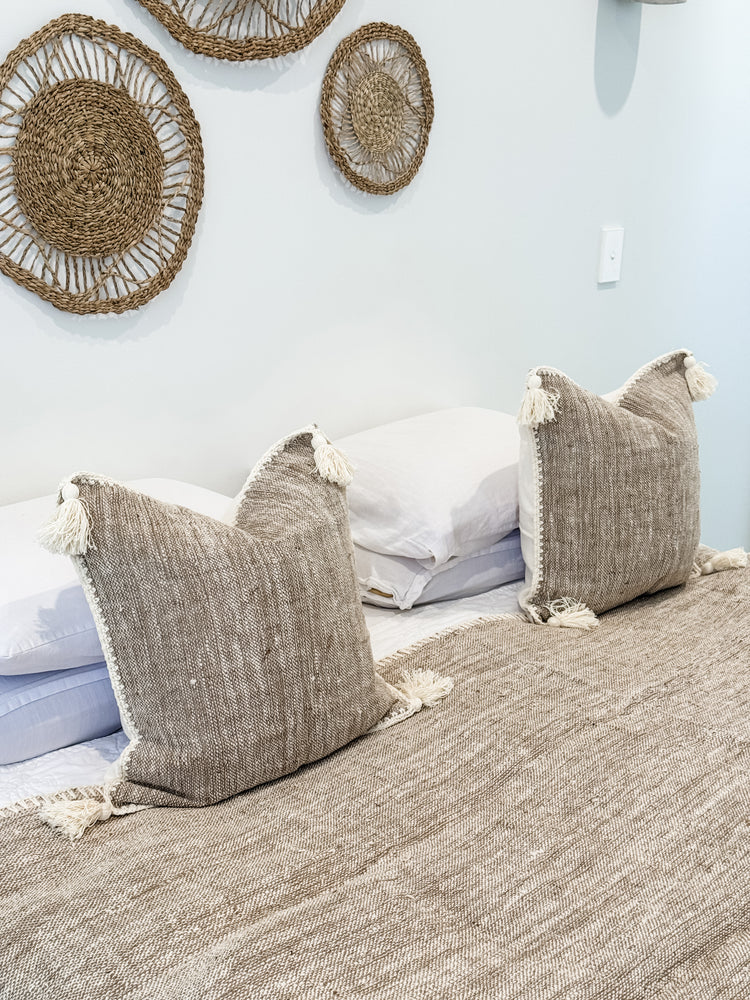 Husk Tassel Cushion Cover | 50x50cm