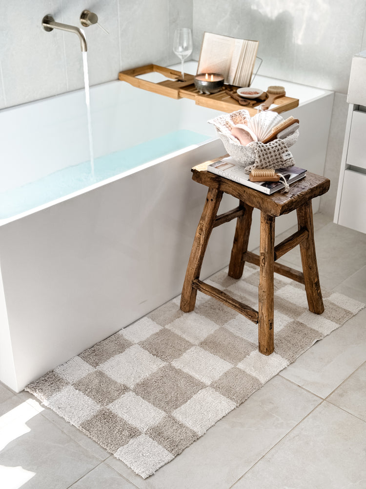 Coeval Cotton Bath Mat | Stone