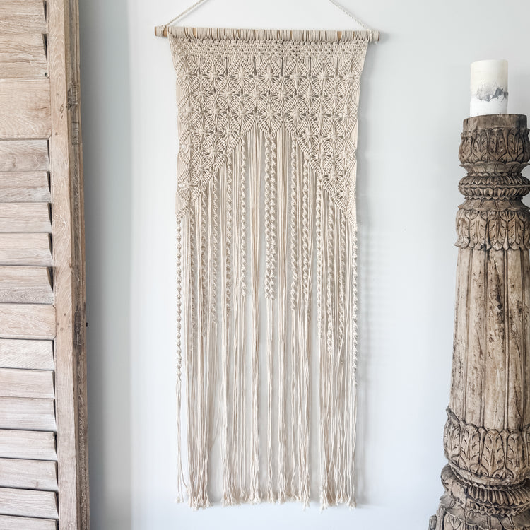Desert Bloom Macrame Wall Hanging