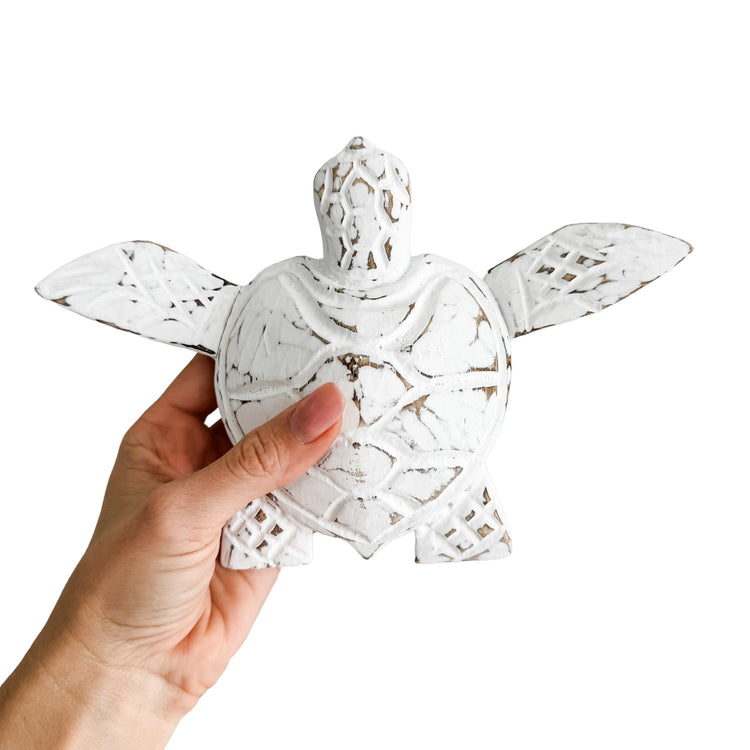 Turtle | 23cm | White