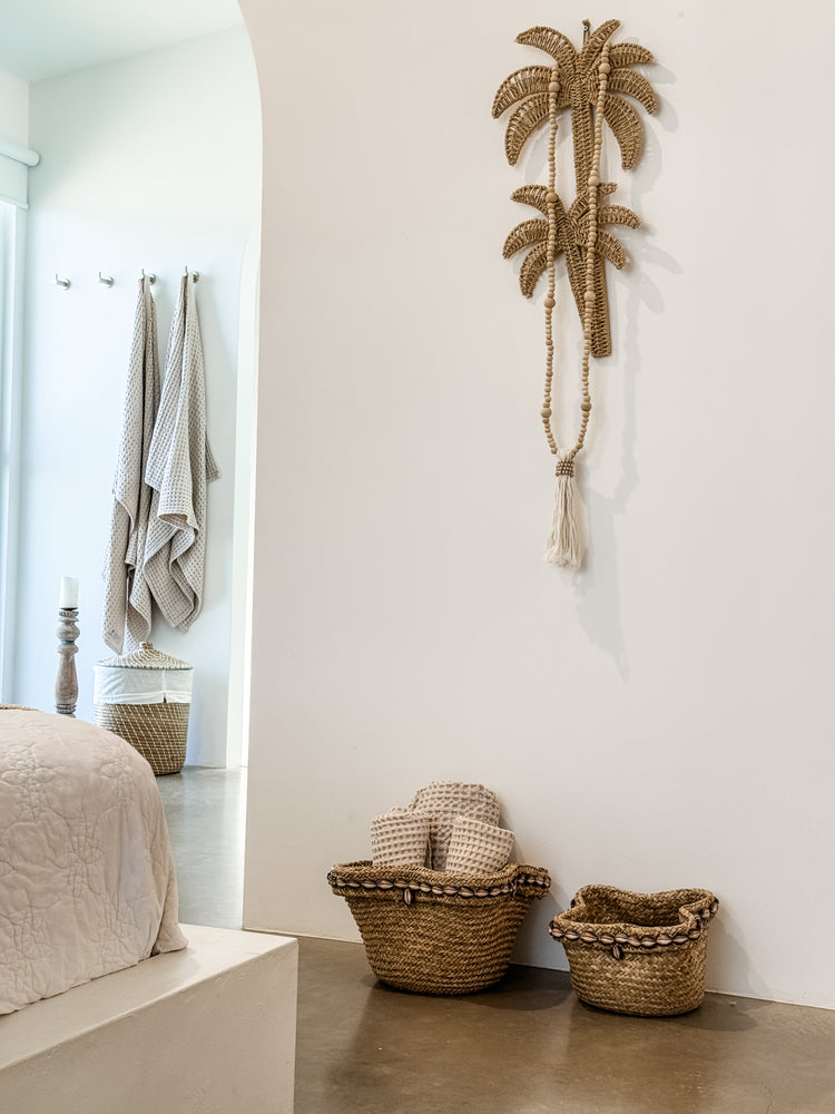 Natural Beaded Tassel Garland | 100cm