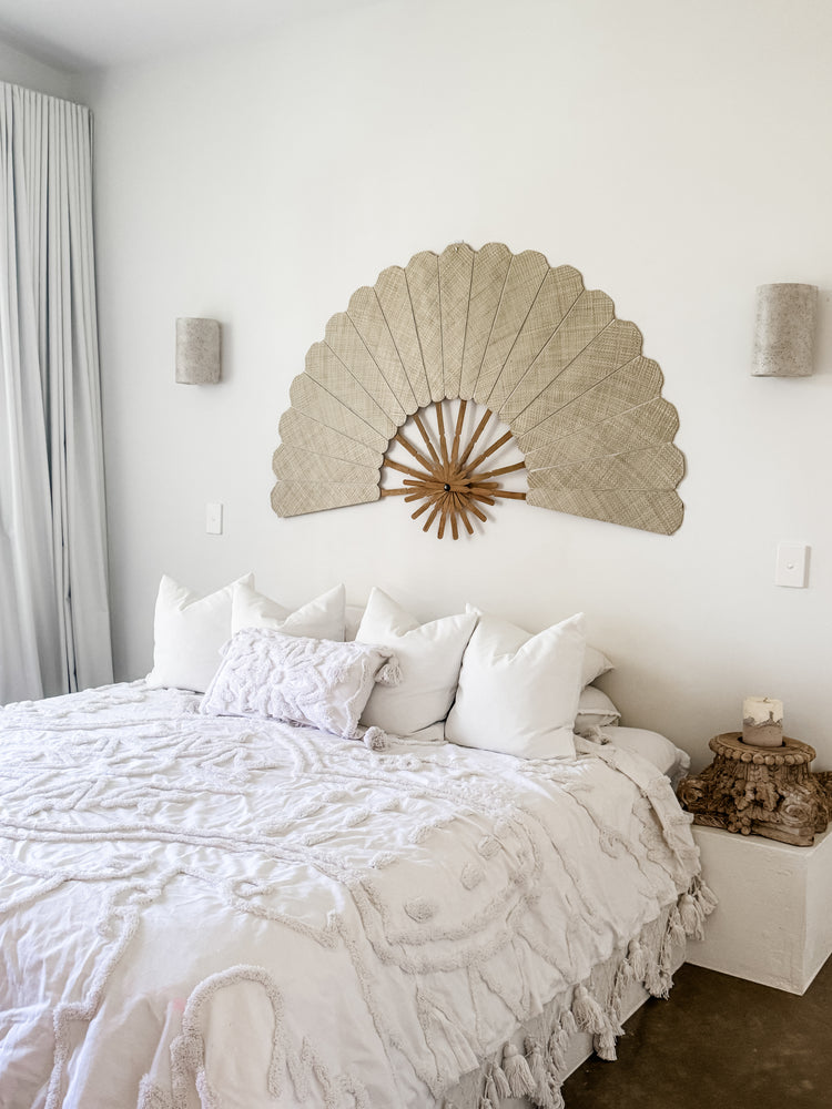 Natural Grande Wall Fan Preorder