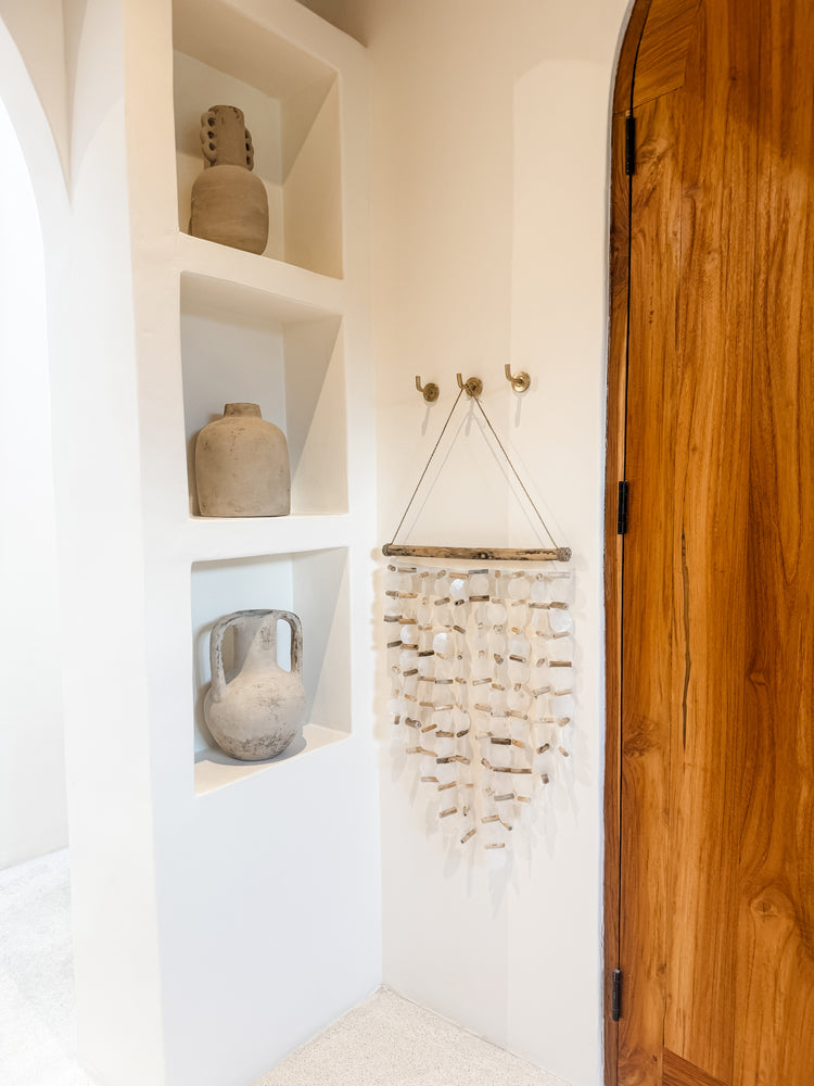 Capiz & Driftwood Wall Hanging Preorder