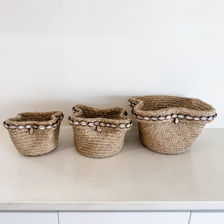 Cowrie Shore Basket Set