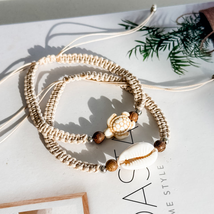 Ocean Soul Anklet/Bracelet Set | Willow & the Waves Collection