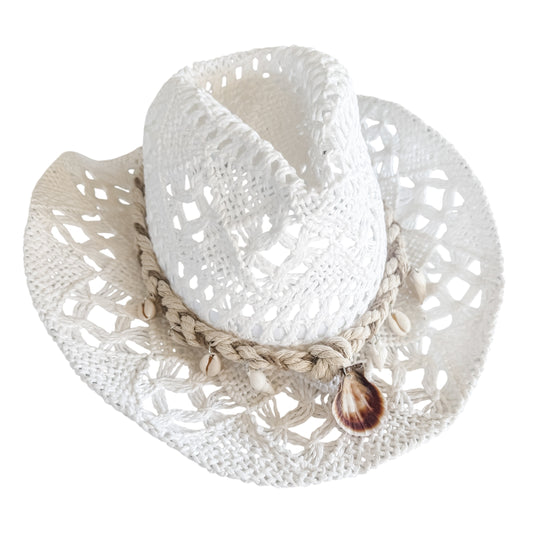 Seashell Breeze Straw Hat