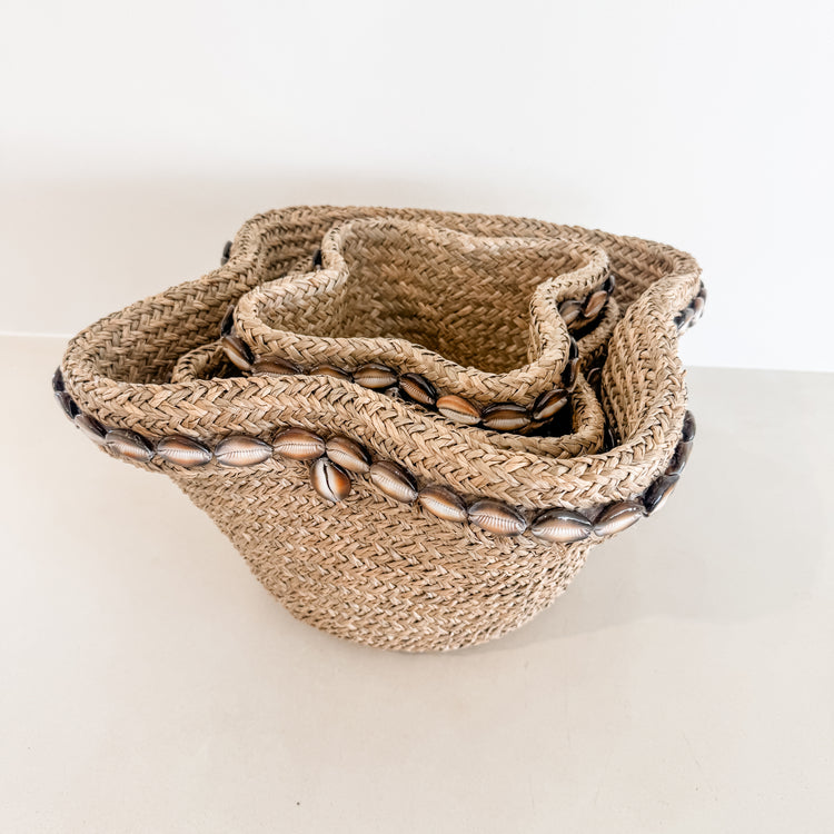 Cowrie Shore Basket Set