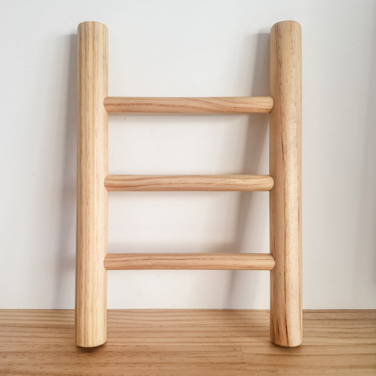 Natural Timber Display Ladder