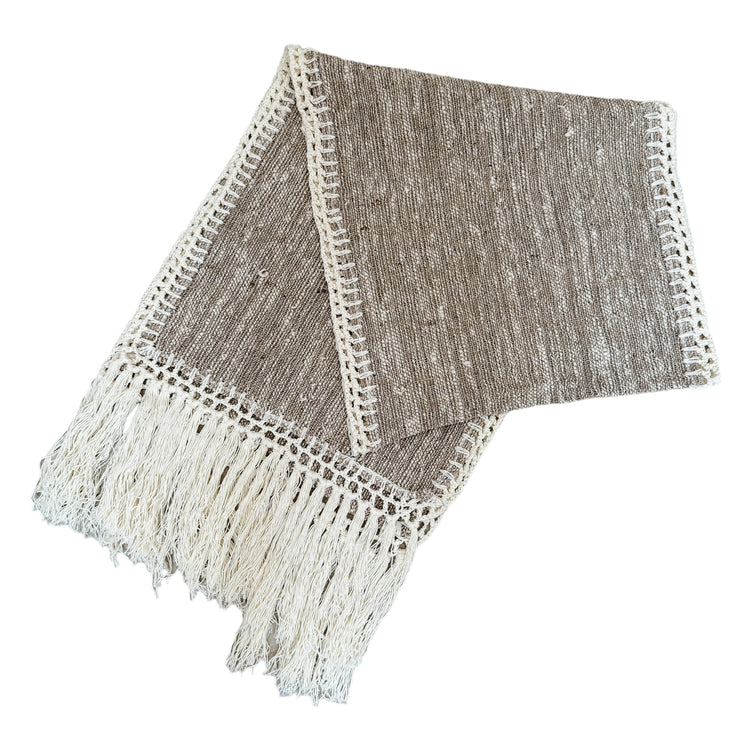 Husk Bed Runner | Table Runner | Fringe | 47x230cm