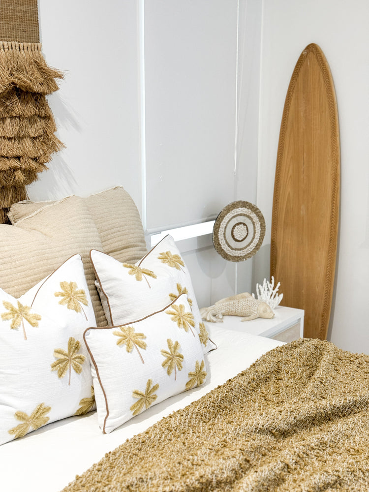 Latte Palms Cushion Cover | 30x50cm