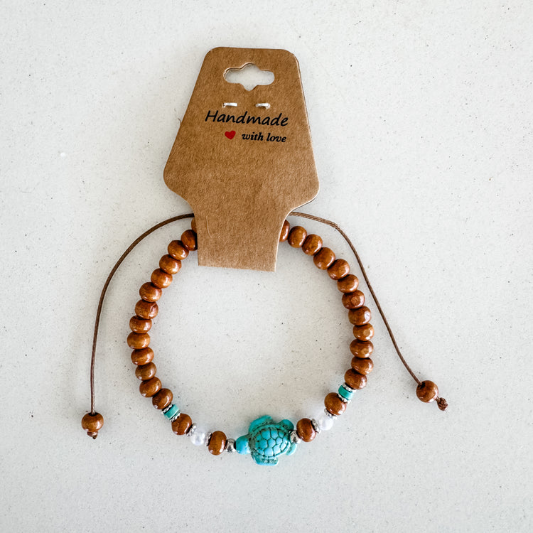 Sea Turtle Anklet/Bracelet Set | Willow & the Waves Collection