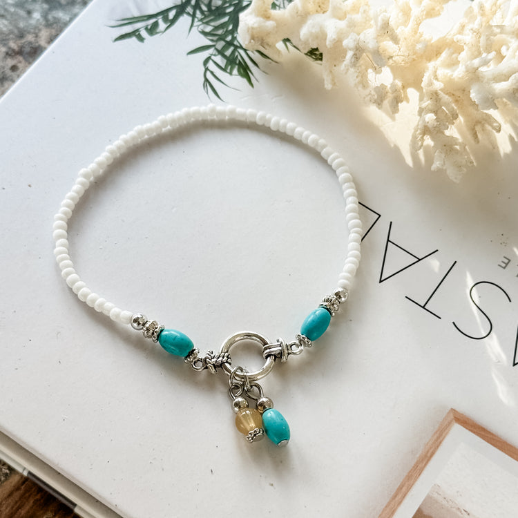 Azure Breeze Anklet | Willow & the Waves Collection Preorder