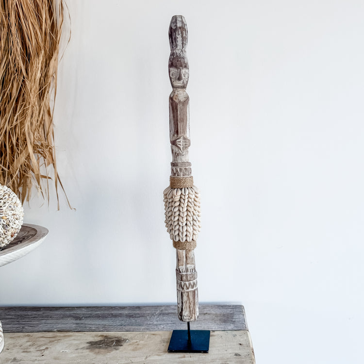 Tribal Totem Statue on Stand