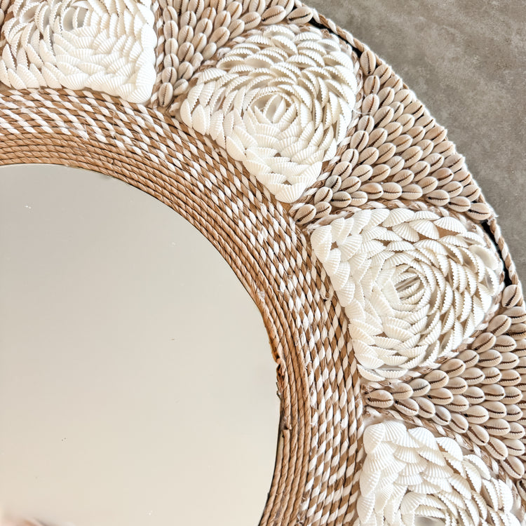 Soleil Shell Mirror