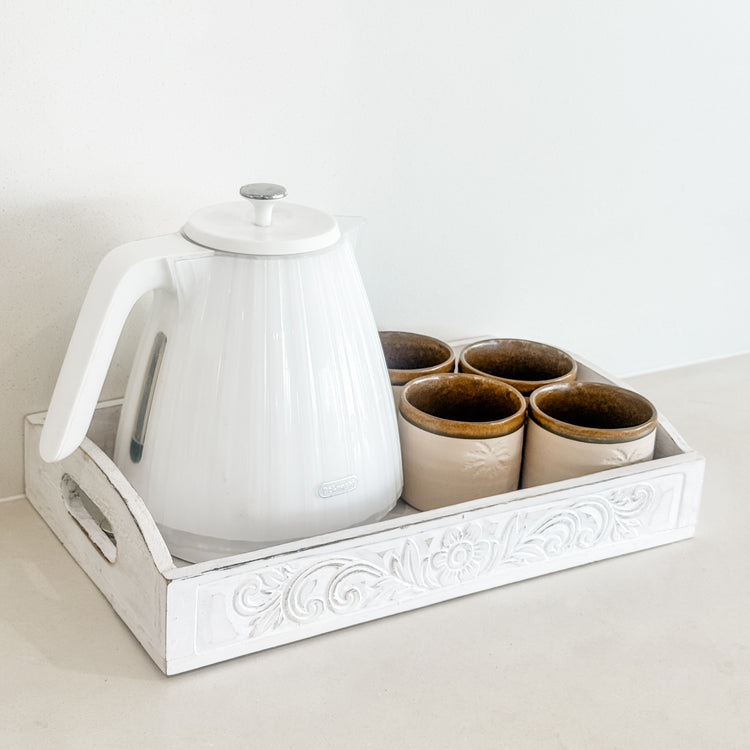 Amalfi Carved Timber Tray
