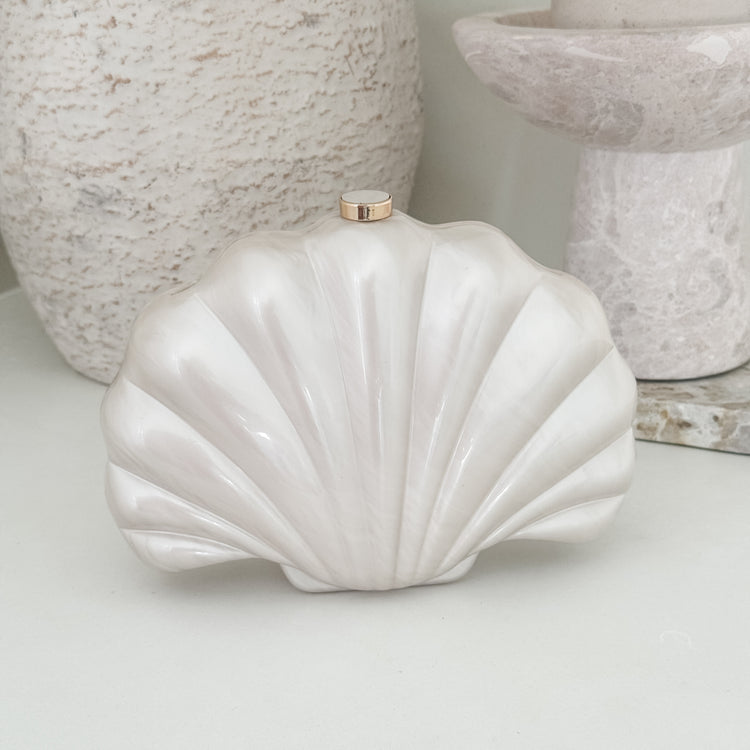 Pearl Shell Clutch Handbag | Willow & the Waves Collection
