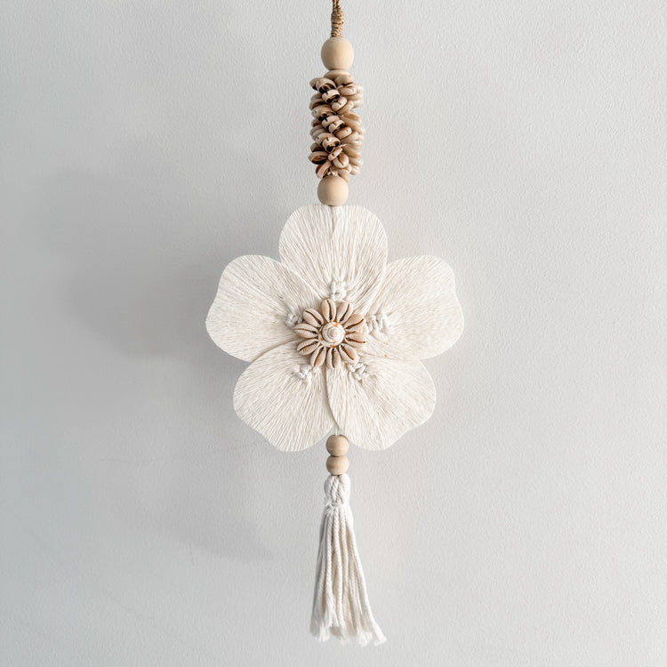 Flower & Cowrie Shell Tassel Preorder