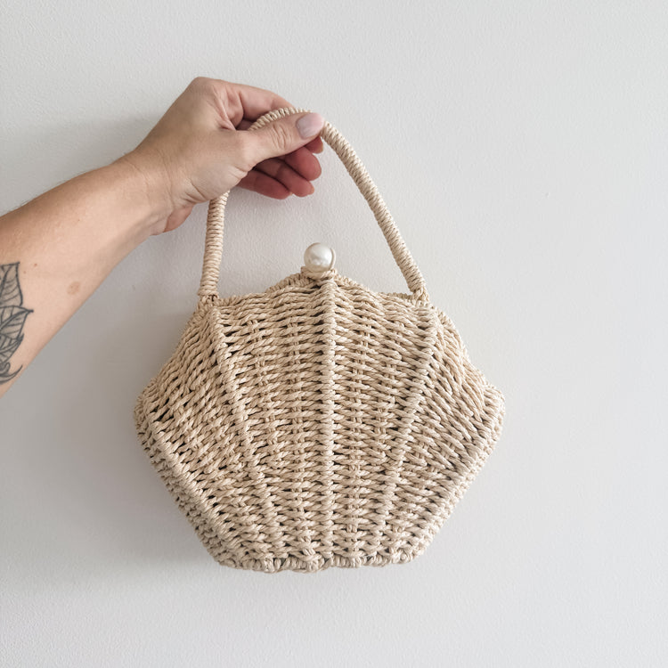 Shell Clutch Bag | Blonde | Willow & the Waves Collection Preorder