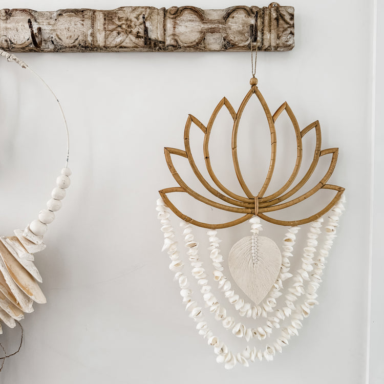 Lotus Wall Hanging | Shells