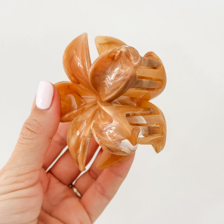 Frangipani Hair Claw Set of 2 | Willow & the Waves Collection