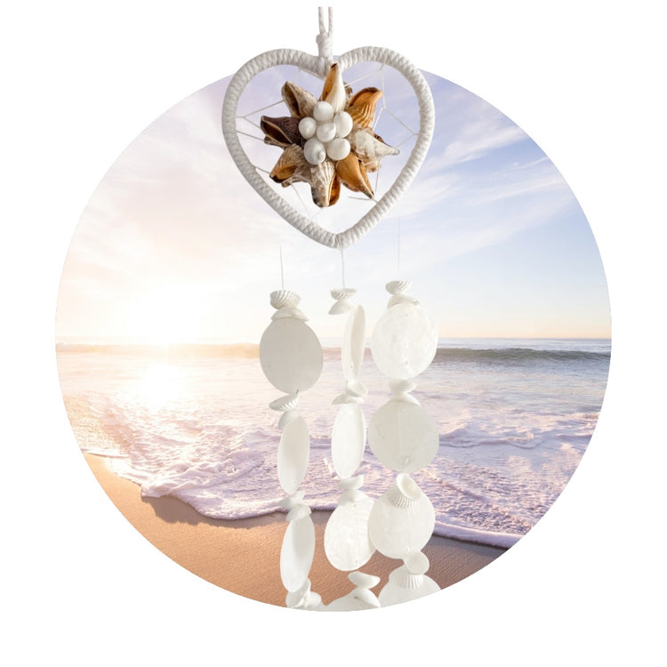 Heart Bloom Shell Chime