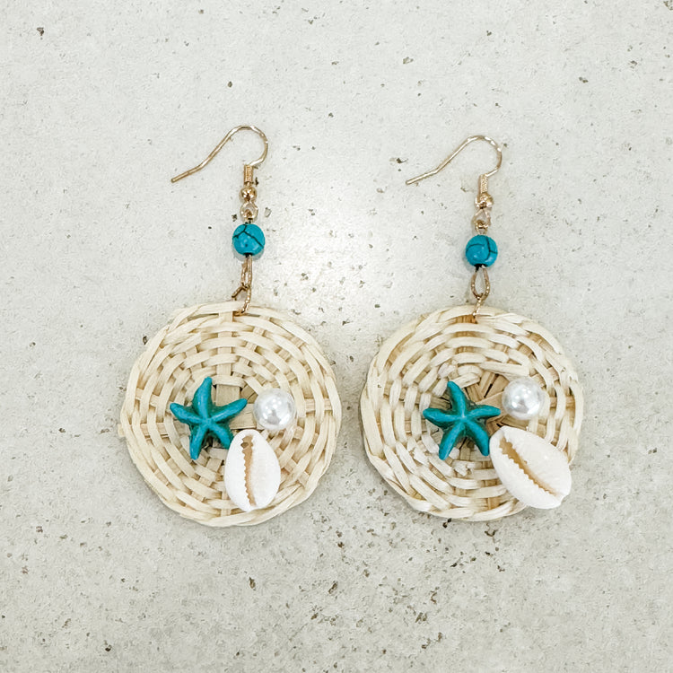 Ocean Pearl Earrings | Bleach | Willow & the Waves