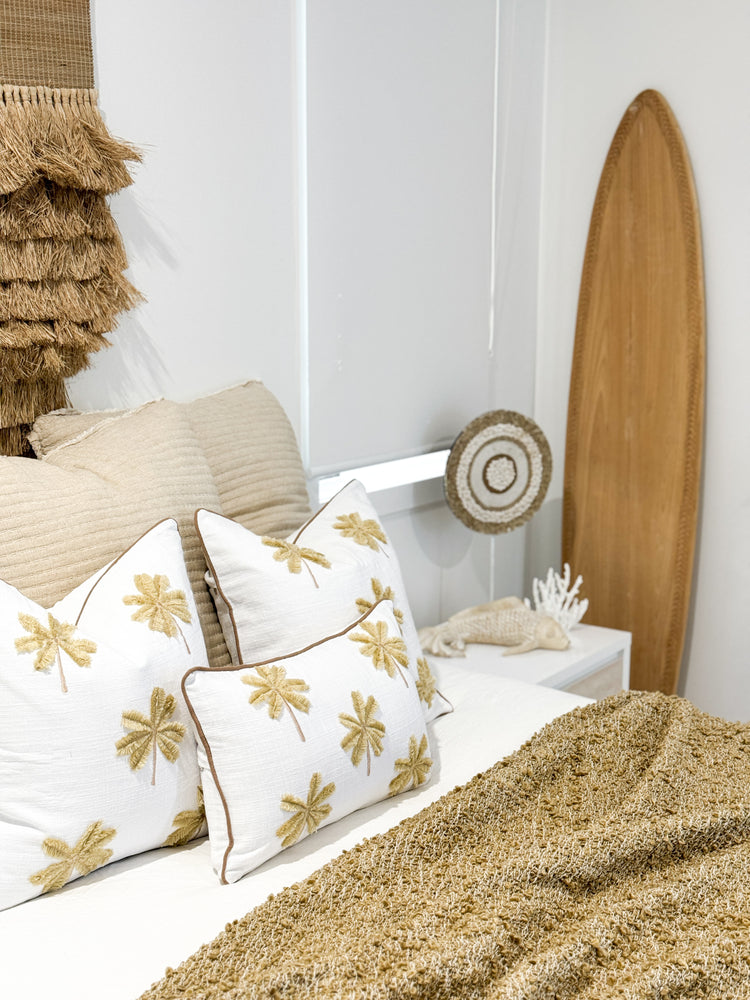 Latte Palms Cushion Cover | 50x50cm