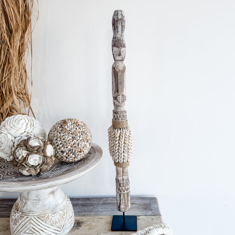 Tribal Totem Statue on Stand