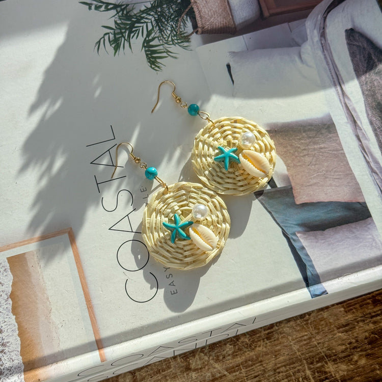 Ocean Pearl Earrings | Bleach | Willow & the Waves