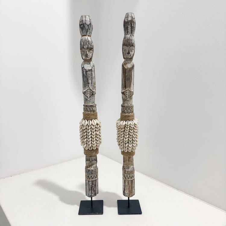 Tribal Totem Statue on Stand