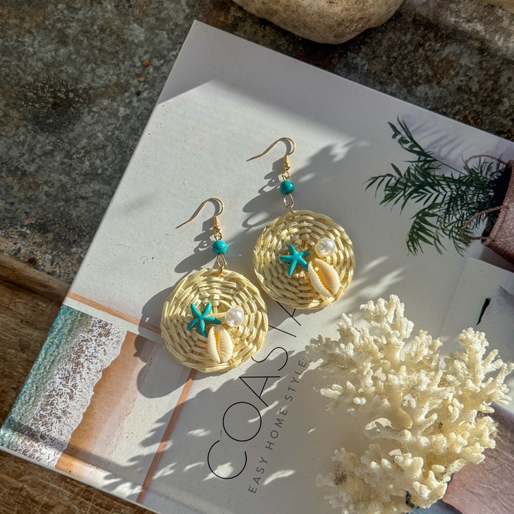 Ocean Pearl Earrings | Bleach | Willow & the Waves