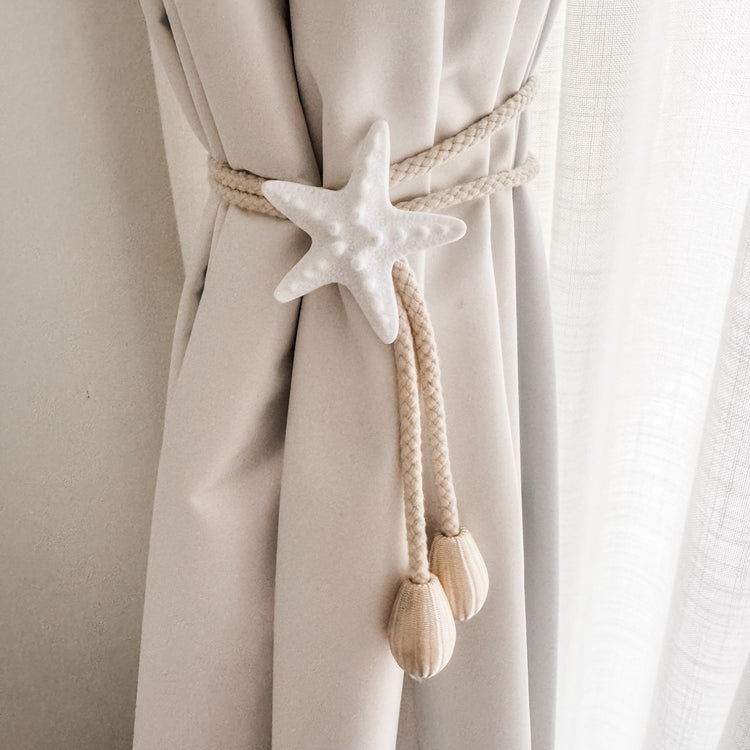 Coastal Starfish Curtain Tieback