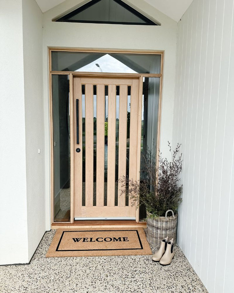 Classic Welcome Doormat Embossed