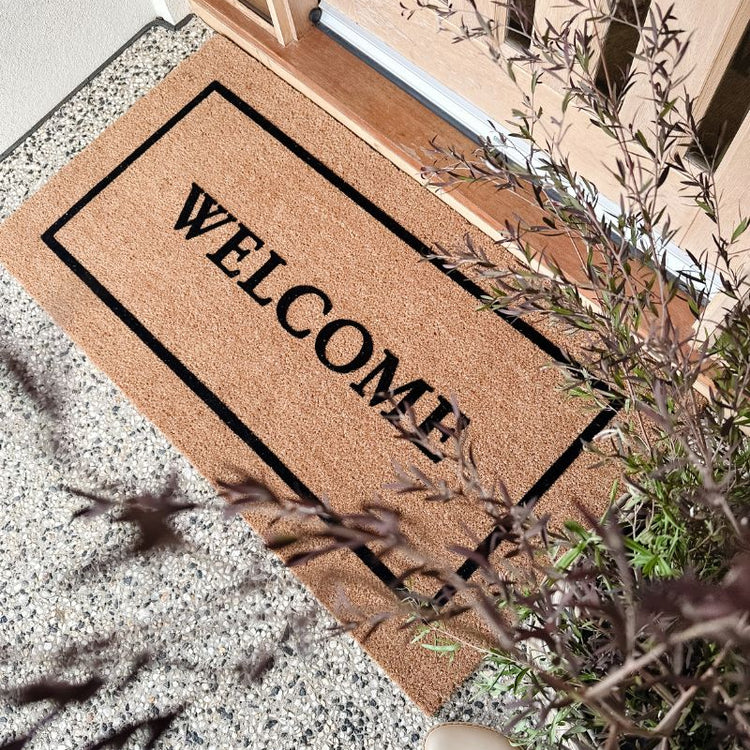 Classic Welcome Doormat Embossed