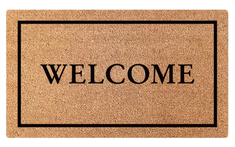 Classic Welcome Doormat Embossed