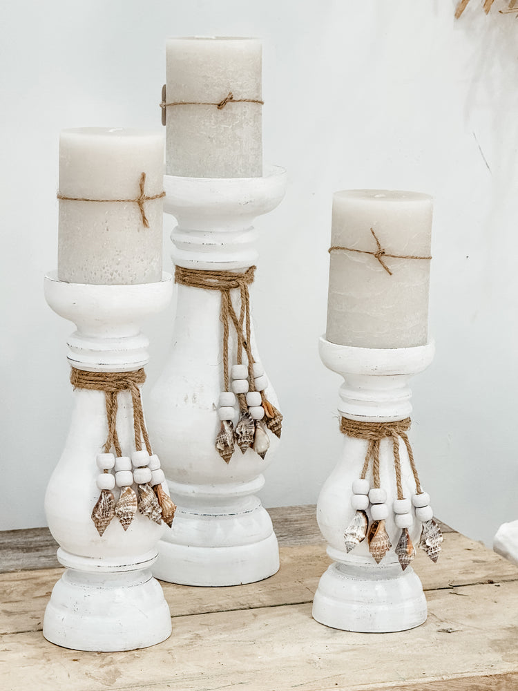 Tide Candle Holders | White | Set of 3 Preorder