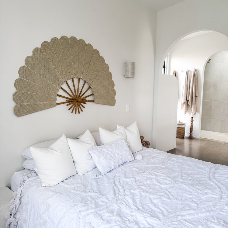 Natural Grande Wall Fan Preorder