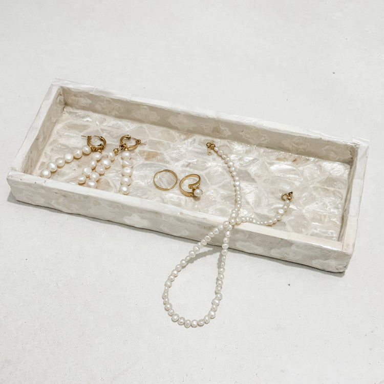 Belle Inlay Tray – Ivory