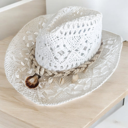 Seashell Breeze Straw Hat